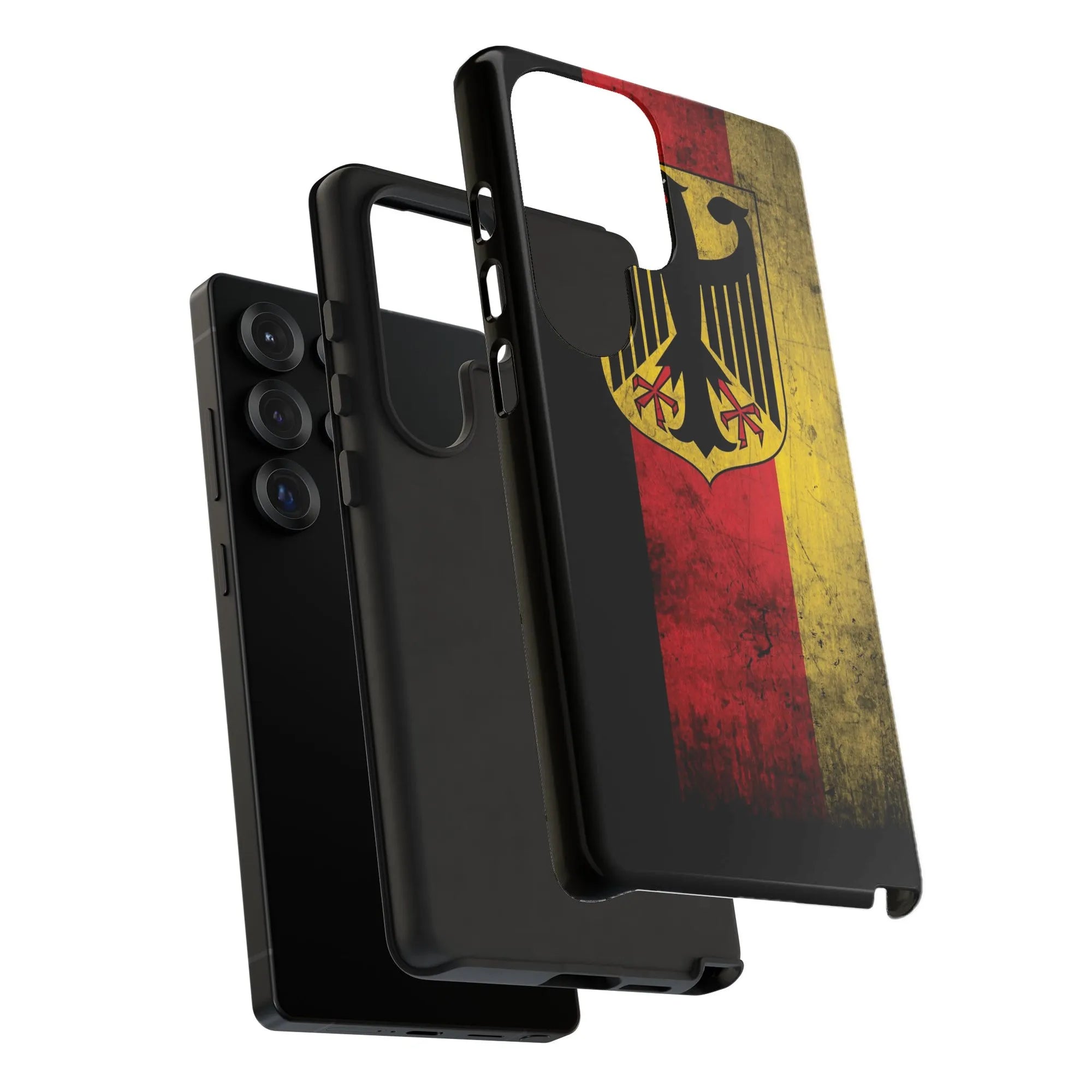 German Flag iPhone Case | Vintage Distressed German Eagle | Premium Dual Layer Protective Cover | Patriotic German Gift