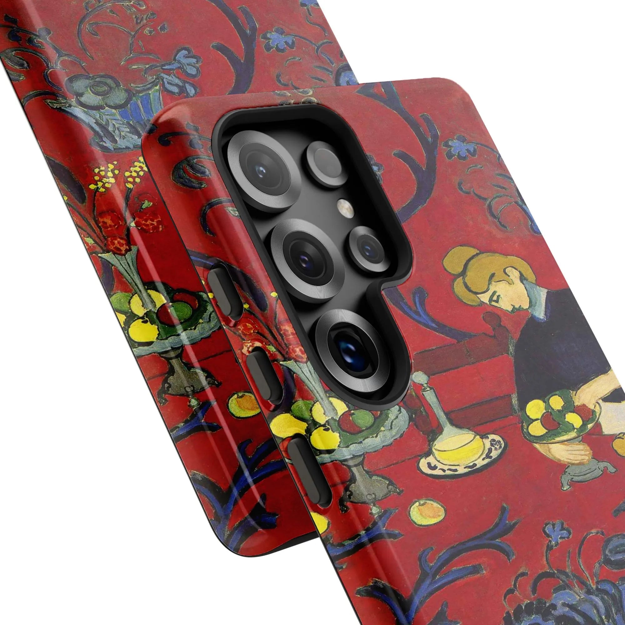 Matisse Art Phone Case for iPhone | The Dessert: Harmony in Red Painting | Premium Dual-Layer Shockproof Cover | Gift for Art